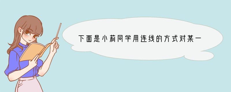 下面是小莉同学用连线的方式对某一主题知识进行归纳的情况，其中完全正确的一组是（　　）